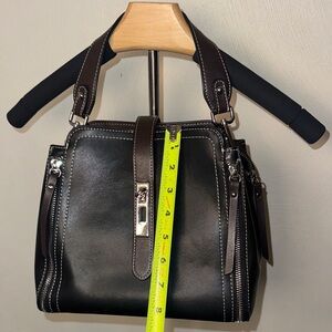 Elegant Black Satchel Bag